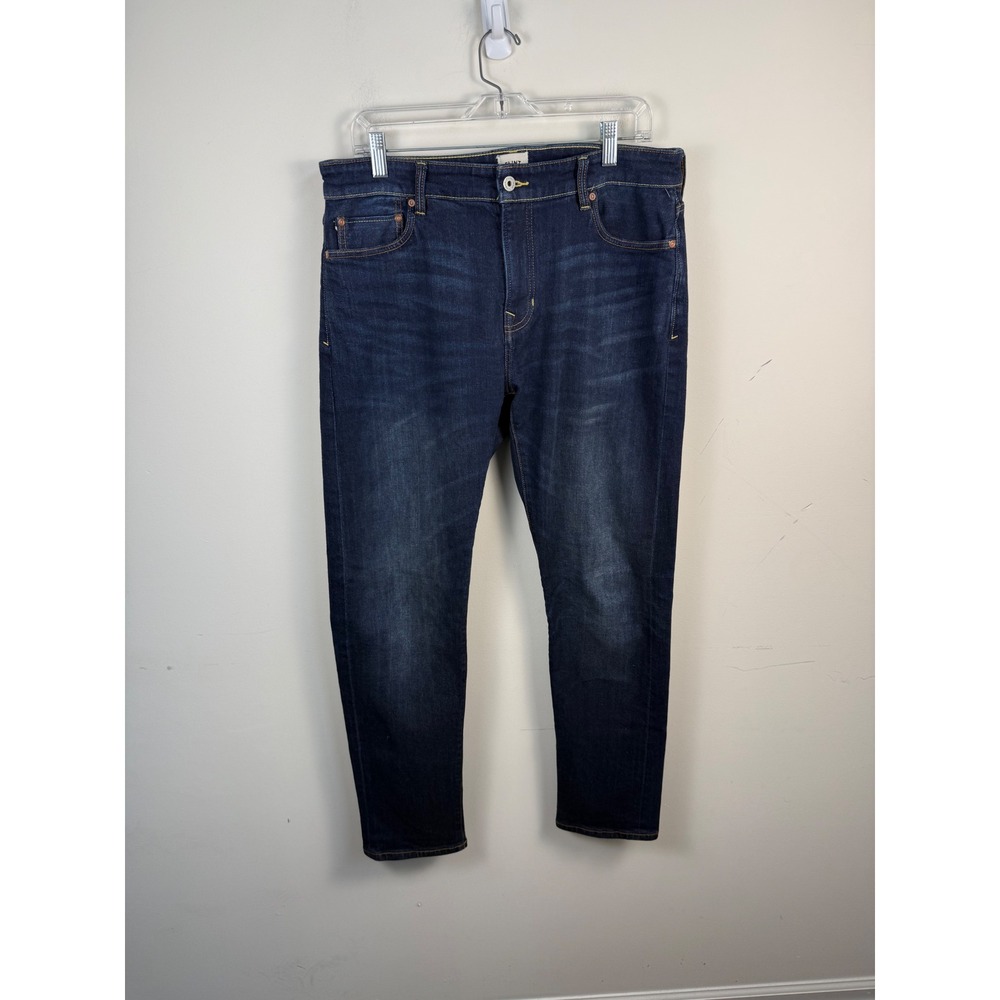 Flint and Tinder Slim Fit Selvedge Jeans Dark Wash Indigo 33x32 Mens Denim